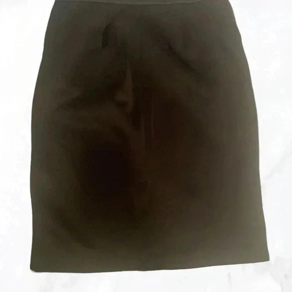 Philosophy black timeless straight fit A line classic office lined midi skirt 12 - Picture 2 of 5